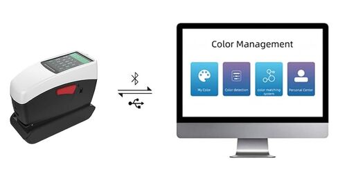Lab Three Caliber Spectrophotometer Portable Horizontal Spectrophotometer with Caliber Φ11mm,Φ6mm,Φ3mm Measurement Repeatability DE*ab≤0.02 Display Accuracy 0.01 30+ Measurement Indexes in Kuwait