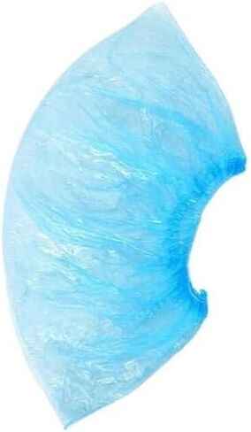 100PCS Medical Waterproof Boot Covers Plastic Disposable Shoe Covers Protector Shoe Cover Water Proof Shoes in Kuwait