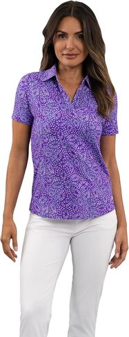 IBKUL UPF 50+ Sun Protection, Icefil Cooling, Moisture - Gladis Short Sleeve Top in Kuwait