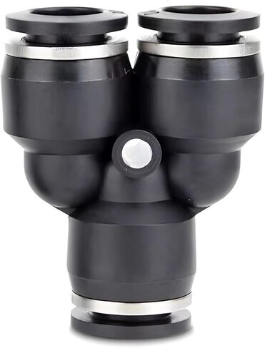 Black Pneumatic Fitting Pipe Connector Tube Quick Fittings 10mm/12mm PU PY PK PE PV SA HVFF PZA PM 1Pcs(PY,10mm) in Kuwait