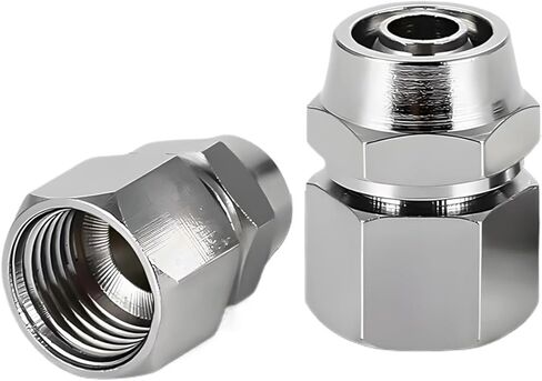 Copper Pneumatic Fittings Fitting OD 4 6 8 10 12mm Thread PC 1/8 3/8 1/2" 1/4" Connector Hose Tube Connectors 1Pcs(8-04 (8mm-1l2)) in Kuwait