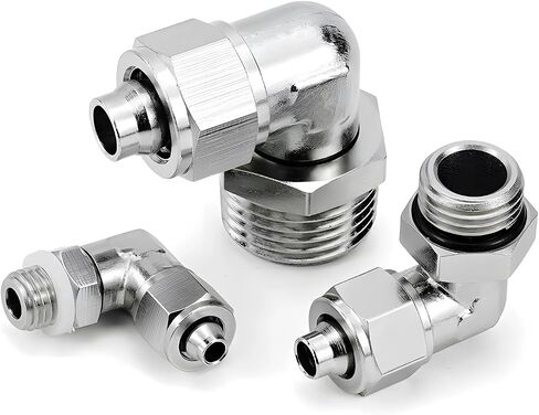 Copper Pneumatic Fittings Fitting OD 4 6 8 10 12mm Thread PC 1/8 3/8 1/2" 1/4" Connector Hose Tube Connectors 1Pcs(8-04 (8mm-1l2)) in Kuwait