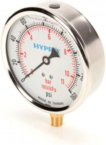 Hypro 4" 400 Liquid-Filled Gauge; 0-160 PSI (40400FG02L160) in Kuwait