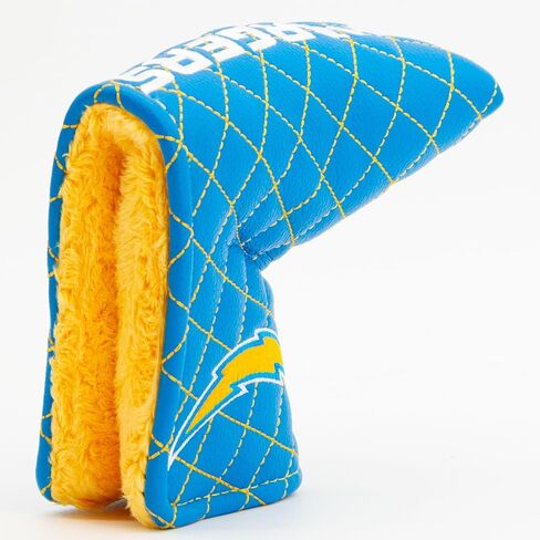 Team Golf NFL Los Angeles Chargers Quilted Blade Putter Cover (Solid) in Kuwait