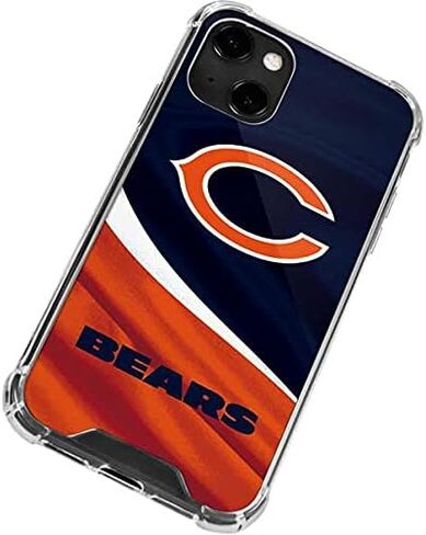 Skinit Clear Phone Case Compatible with iPhone 13 - Officially Licensed NFL Chicago Bears Design in Kuwait