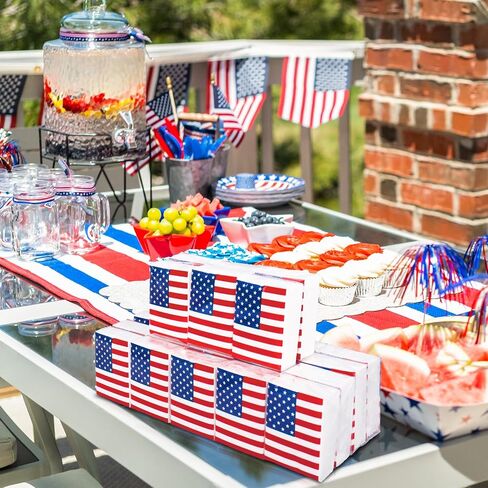 FYSUIMU 50 Bulk Patriotic Tissue Packs Mini Travel Size Facial Tissues 4th of July American Flag Portable Pocket Tissue for Independence Day 250th Anniversary Memorial Day Party Supplies in Kuwait