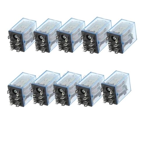 10 قطعة LY2NJ HH62P HHC68A-2Z الإلكترونية مايكرو البسيطة الكهرومغناطيسية التتابع 10A 8PIN لفائف DPDT AC/DC12v 24v 36v 48v 110v 220v 380v (AC 36V) in Kuwait