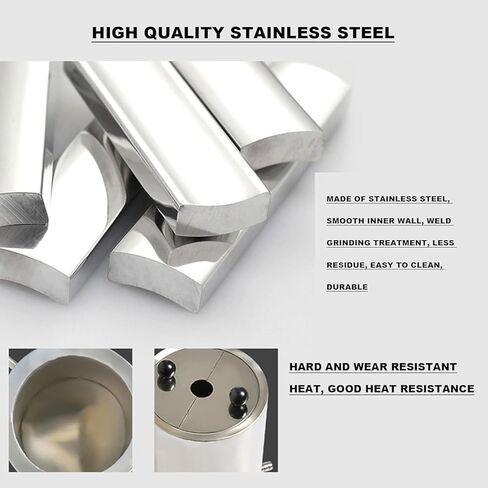1.5L Laboratory Stainless Steel Drum, Special Barrel for Laboratory Dispersant Stirrer, Internal Diameter 99mm, Outer 127mm, 2 Semicircular Covers, Double Layer Stainless Steel Barrel, for Research in Kuwait