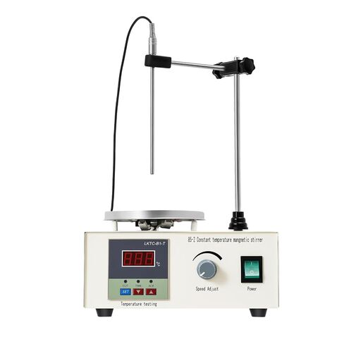 Magnetic Stirrer with Hot Plate, 2200 RPM Lab Stir Plate 0.53Gal Capacity, Precision Temperature Control Lab Mixer with LED Display for Homebrew Yeast Starter and Laboratory Mixing in Kuwait