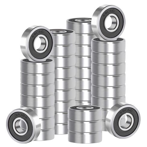 40 Pcs 608 2RS Ball Bearings – Bearing Steel and Double Metal Sealed Miniature Deep Groove Ball Bearings (8mm x 22mm x 7mm) in Kuwait
