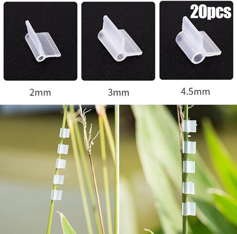 20pcs Horticultural Grafting Clips Made Of PP Tomato Cucumber Bean Vine Branches Grafting Tasks(2mm) in Kuwait