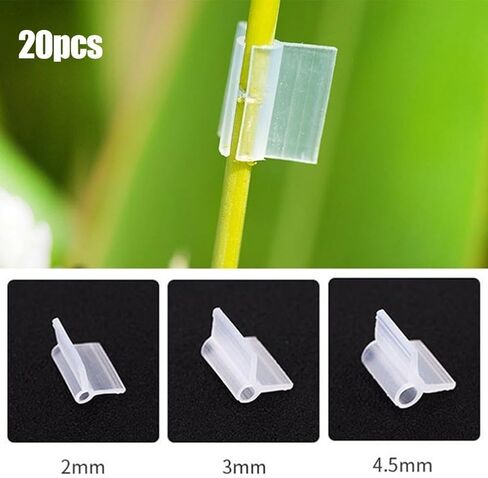 20pcs Horticultural Grafting Clips Made Of PP Tomato Cucumber Bean Vine Branches Grafting Tasks(2mm) in Kuwait