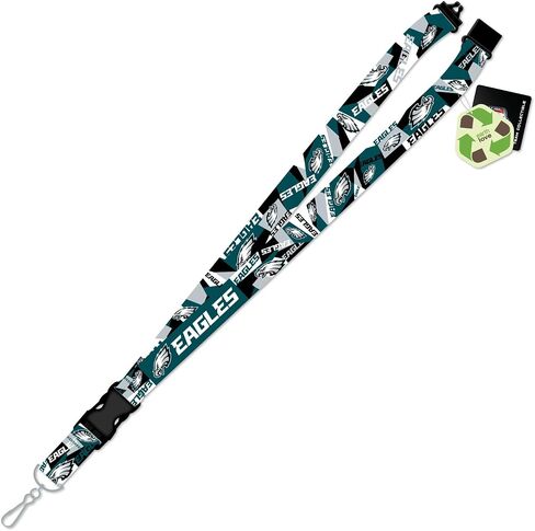 Denco Philadelphia Eagles Sustainable Shattered Design Lanyard in Kuwait