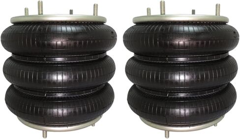 عبوتان من أكياس الزنبرك الهوائي الثلاثية الملتفة من عزم الدوران (تحل محل Hendrickson 13041، Firestone W01-358-7818) (2 × TR7818) in Saudi Arabia