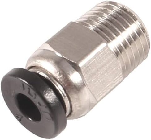 10 قطع PC4-M10 تركيبات موصل سريع هوائي، وصلة أنبوب بودين ذكر مستقيم PTFE دفع أنبوب لـ E3D-V6، أجزاء طارد بودين متوافقة مع طابعة ثلاثية الأبعاد Ender-3 وEnder-3 V2 in Kuwait