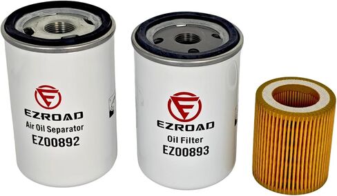 EZROAD Filter Kit 2901086501 Compatible with Atlas Copco GX2 GX3 GX4 GX5 Air Compressor 1622062301 1513033701 1622065800 Air Oil Separator Cartridge 2903062301 6211472550 9056238 23092497 2200640815 in Kuwait