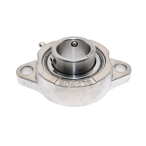 25.4mm SSBLF205-16 SSB205-16 SLF205 Stainless Steel 2-Bolt Bearing Units Setscrew in Kuwait