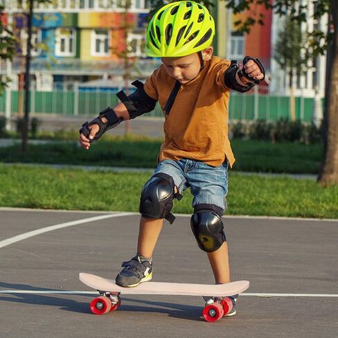 Blank Skateboard Deck Wood DIY Toy, Beige 16.90x4.91x0.39 Inch Unfinished Board, Kids Painting Graffiti Art Craft Replacement Present in Kuwait