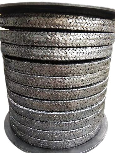 Wholesale Black Graphite Sealing Strip PTFE Fiber Gland Filler Fiber Gland Filler 10 Meters (14mm*14mm) in Kuwait