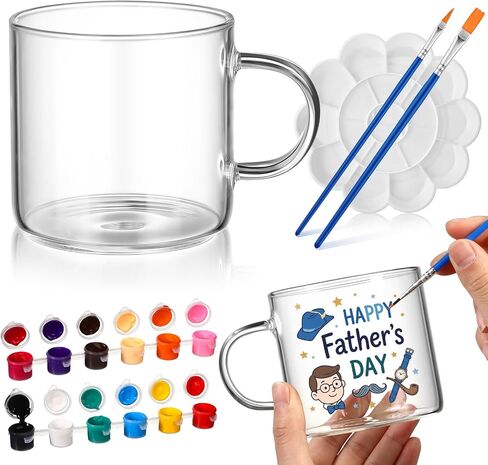Soulchen Fall Pumpkin Mug 7 PCS Paim Your Mug Kit Own Diy Cup Painting Kit Halloween Fall Ceramic Coffes Cup Project Project Project Atrictgiving Project in Kuwait