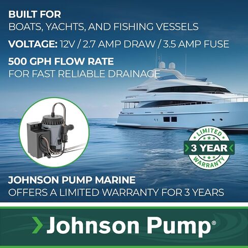 Johnson Pump 10-13637-01 Aqua Void Electro-Mag Combo - 12V, 500 GPH in Kuwait