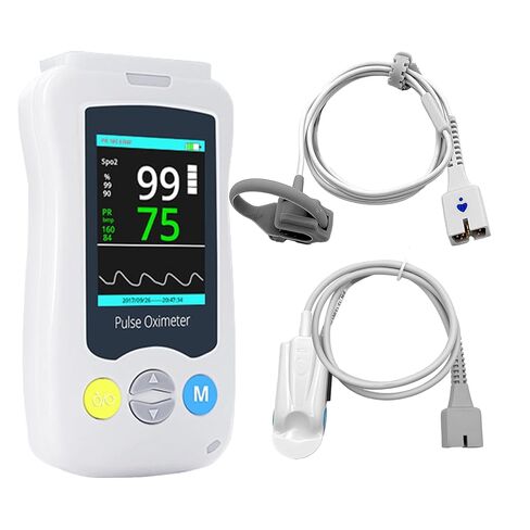 يمكن لقياس التأكسج النبضي Manhero Handheld Pulseeter مراقبة المستمر للرضع والبالغين النبض القابل للتعديل وإنذار مستوى SPO2 مجهز بمراقبة مستمرة وذات إنذار طوال الليل in Kuwait