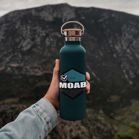 Moab Utah Trail Sticker - 3" - Waterproof - UV Protected - Durable in Kuwait