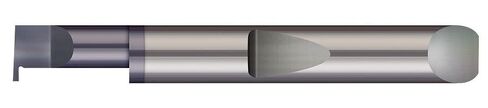 Micro 100 QRR-020-250-160X Grooving Tool - Retaining Ring - Quick Change, .020" Width, .030" Proj, .178" Min Bore Dia, 1/4" Max Bore Depth, .0662" Offset, 3/16" Shank Dia, 1-1/2" OAL, AlTiN in Kuwait