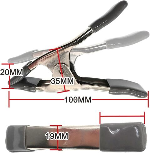 Heavy Duty Spring Clamps 4 Inch Size Securely Holds Woodwork and Backdrops Perfect for for DIY Projects in Kuwait
