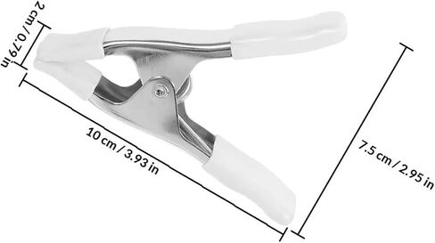3Pcs Spring Clamps 4 Inch Heavy Duty Clamping Force for Woodworking DIY Projects Wedding Dress Fittings in Kuwait