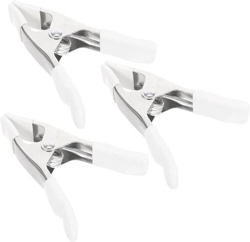 3Pcs Heavy Duty Spring Clamps Clips Backdrop Stand Photography Supplies Dress for Fitting in Kuwait