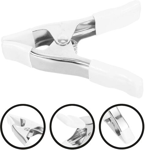 3Pcs Heavy Duty Spring Clamps Clips Backdrop Stand Photography Supplies Dress for Fitting in Kuwait