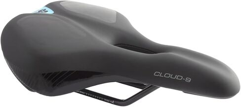 سرج الدراجة الإلكترونية من Cloud-9 Kush-E Airflow Memory Foam مع قضبان فولاذية وWater-R | سروج ومقاعد الدراجة in Kuwait