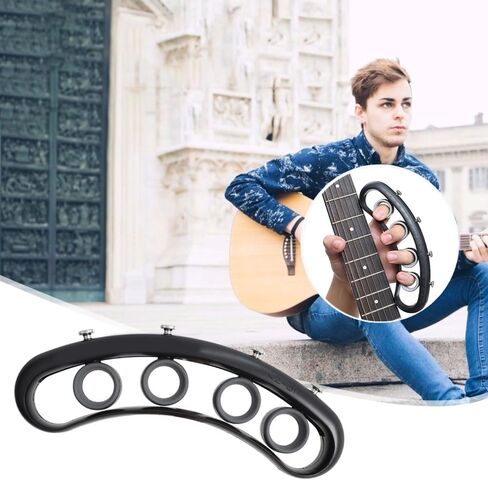 Extender for Guitar Practice - 4-Hole Portable Span Practice Hand Stretcher,Guitar Finger Expander Trainer for Guitar Bass Piano Fingers Speed System in Kuwait