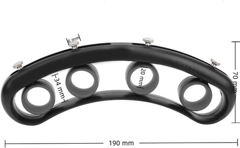 Extender for Guitar Practice - 4-Hole Portable Span Practice Hand Stretcher,Guitar Finger Expander Trainer for Guitar Bass Piano Fingers Speed System in Kuwait
