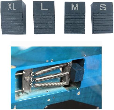 Guitar Floating Tremolo Set Up Blocks Slider and Intonation Adjuster Tool Compatible with Floyd Rose Electric Guitar Accessories, Guitar Luthier Tool Set 1/4" - 3/4" in Kuwait