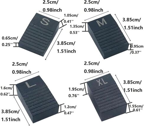 Guitar Floating Tremolo Set Up Blocks Slider and Intonation Adjuster Tool Compatible with Floyd Rose Electric Guitar Accessories, Guitar Luthier Tool Set 1/4" - 3/4" in Kuwait