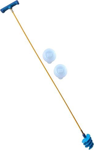 Drain Cleaining Tool for Sinks - Sink Drain Cleaner Helps Clear Clogs, Hair, Buildup, Sludge, Gunk - Better, Safer, Cleaner Unclogger than Chemicals, Liquids, Bladders, Barbed Tools, and Snakes in Kuwait