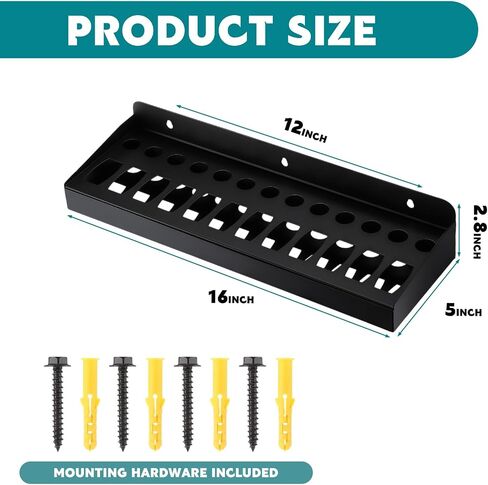 Pliers Holder Wall Mount Plier Storage Rack Heavy Duty Small Tool Organizer for Garage Workshop, Garage Wall Mount (Plier) in Kuwait