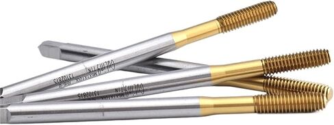 HSSE-M42 Long Shank 100mm With TIN Forming Tap M1.4 M1.6 M2 M2.5 M2.6 M3 M3.5 M4-M6 M8 M10 M12 Machine Screw Thread Taps(M8X1.25X100L 1PCS) in Saudi Arabia