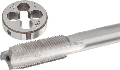 1SET HSS 6542 American Screw Hand Taps and Die Set Fine Thread Dies Tap Suit UN/UNC/UNF/UNS/UNEF 7/8 15/16 1''- 1''11/16(1 11I16-14UNS) in Kuwait