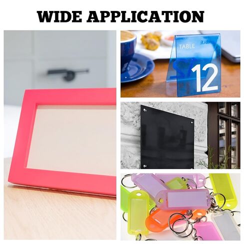 12 Pcs Acrylic Sheets 8 x 8 Inch Colored Cast Acrylic Panels, Opaque Plastic Sheets for Laser Cutting, Engraving, DIY Crafts, Signs and Picture Frames (0.12 Inch Thick) in Kuwait