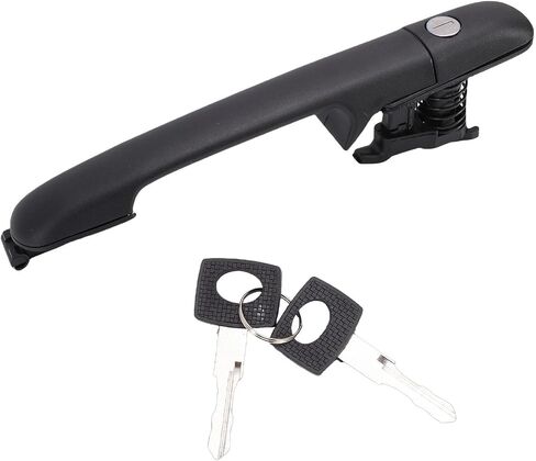 Haofy Exterior Sliding Door Handle Lock HighStrength Metal for Sprinter Vito W638 - Replacement Door Handle with Keys Secure Cargo Access for Delivery Van Fleet Truck in Kuwait