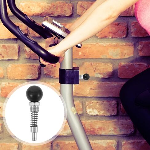 Pull Pin Spring Knob for Gym Equipment Adjustable Exercise Machine Release Pin Durable Fitness Equipment Knob 4.33 Inch Black Spring Latch for Workout in Kuwait