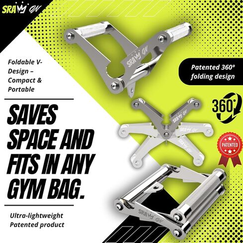 V Bar attachment, T Bar row attachment, Landmine Attachment for Barbell, Landmine Handle, Double D Handle, Viking Press Landmine Attachment, Foldable V, Steel with Electroplating – USA Patented. in Kuwait