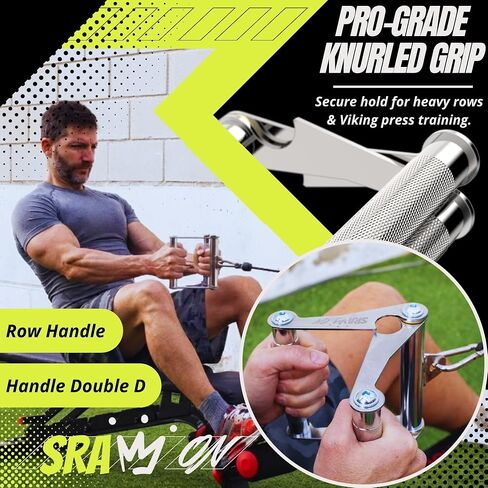 V Bar attachment, T Bar row attachment, Landmine Attachment for Barbell, Landmine Handle, Double D Handle, Viking Press Landmine Attachment, Foldable V, Steel with Electroplating – USA Patented. in Kuwait