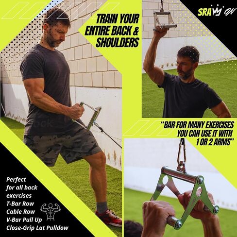 V Bar attachment, T Bar row attachment, Landmine Attachment for Barbell, Landmine Handle, Double D Handle, Viking Press Landmine Attachment, Foldable V, Steel with Electroplating – USA Patented. in Kuwait