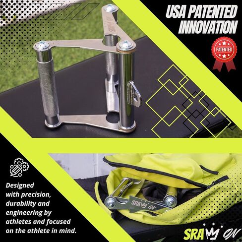 V Bar attachment, T Bar row attachment, Landmine Attachment for Barbell, Landmine Handle, Double D Handle, Viking Press Landmine Attachment, Foldable V, Steel with Electroplating – USA Patented. in Kuwait