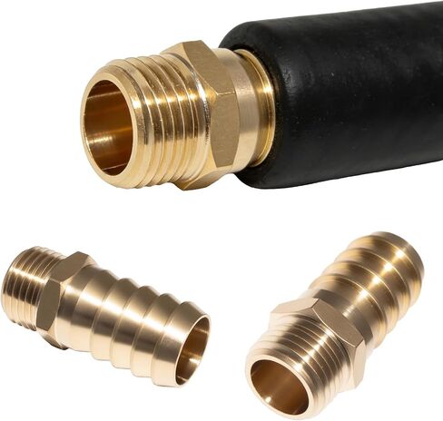 2 حزمة M16 × 1.5 متري ذكر إلى بارب المناسب 5/8 بوصة 16 مم متوافق مع خطوط مياه الهواء والوقود in Kuwait