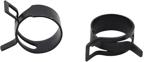 75Pcs/set 6-10mm Q673B Vacuum Spring Fuel Clip Oil Water Hose Pipe Tube Clamps Black Assortment Kit with Storage Box in Kuwait